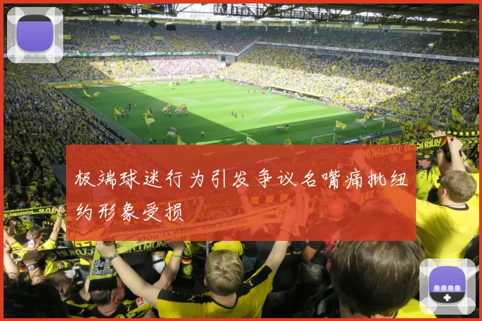 极端球迷行为引发争议名嘴痛批纽约形象受损