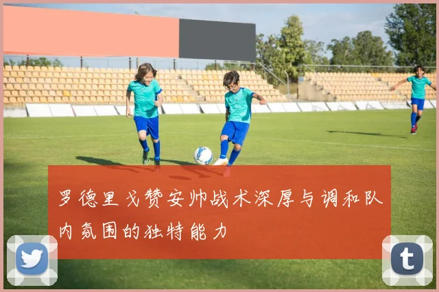 罗德里戈赞安帅战术深厚与调和队内氛围的独特能力